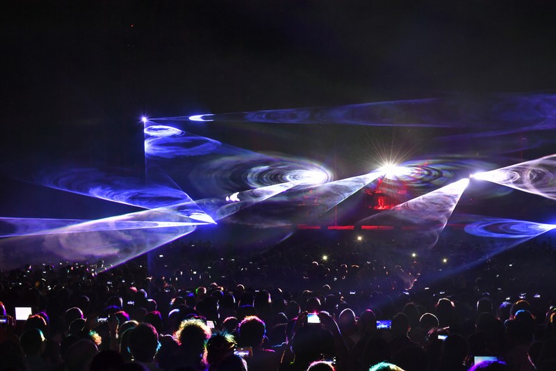 Jean Michel Jarre at Baalbeck Festival